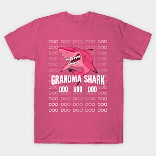 Grandma Shark Shirt Doo Doo Matching Family Shark T-Shirt T-Shirt